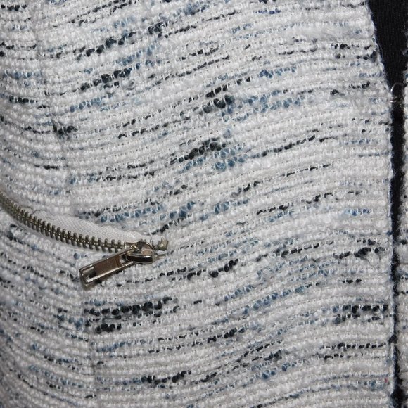 Cynthia Rowley Jacket With Hook & Loop Closure 2 Zippered Side Pockets Gold - Picture 9 of 12